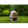 HORNO CON SOPORTE CON RUEDAS 80x80 CM