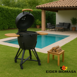 Horno Kamado - Barbacoa Kamado 45 Negro