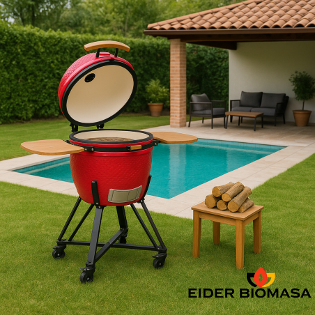 Kamado - Barbacoa Kamado 40 Negro
