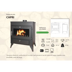 copia de ESTUFA  DE LEÑA CAPRI