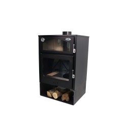 ESTUFA LEÑA ASTON HORNO + KIT HUMOS
