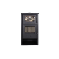ESTUFA LEÑA LUX HORNO + KIT