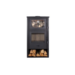 ESTUFA LEÑA LUX HORNO + KIT