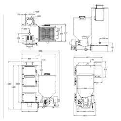 Caldera de Policombustible - Boiler 34 kW