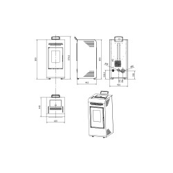 Estufa de Pellet Power 9 Plus