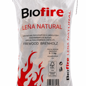 SACO DE LEÑA NATURAL 18L BIOFIRE