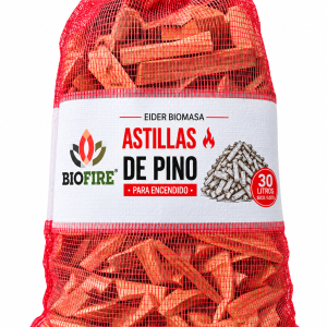 SACTO DE ASTILLAS DE PINO PARA ENCENDIDO 30L BIOFIRE